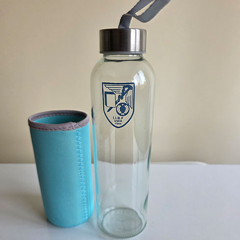 500 ml Peluş Kılıflı Cam Matara