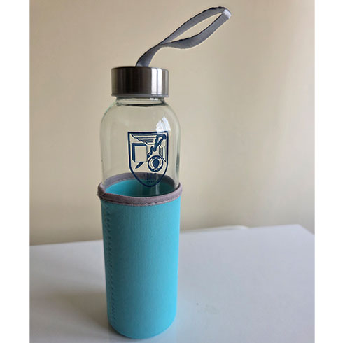 500 ml Peluş Kılıflı Cam Matara - Görsel 2